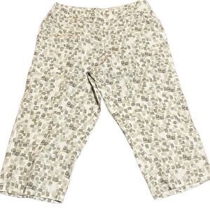 CMC womens pants S 100% linen‎ crop green Breathable Bohemian Timeless
Wide Leg